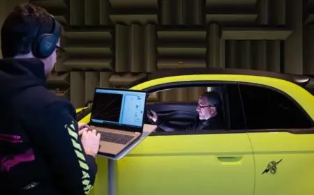 ابارث تطور حلاً إبداعياً لوضع الأصوات المطربة لمحرك البنزين في سيارة 500e الكهربائية 